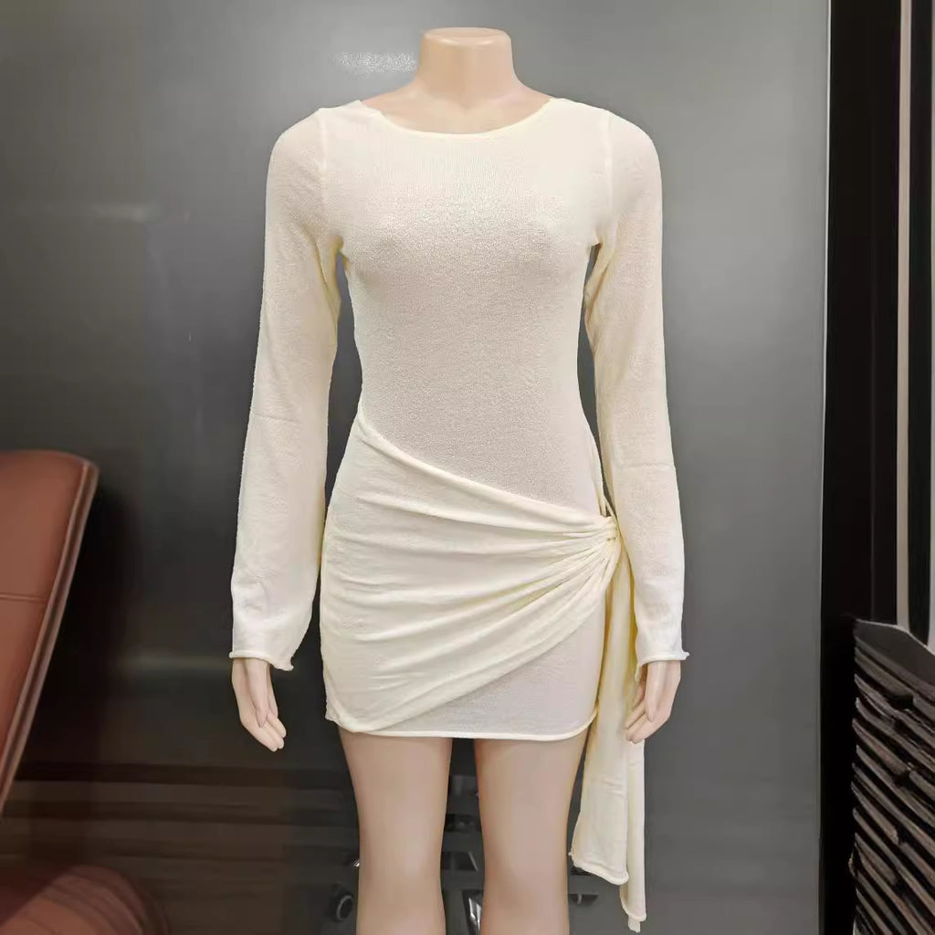 Fashionable Knitted Dress Short Skirt For Women - ANIBEY