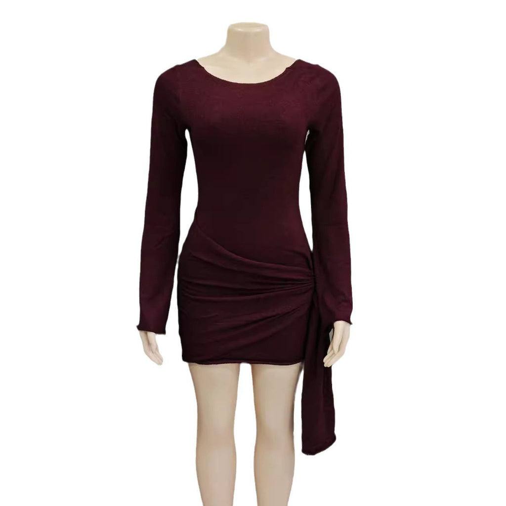 Fashionable Knitted Dress Short Skirt For Women - ANIBEY