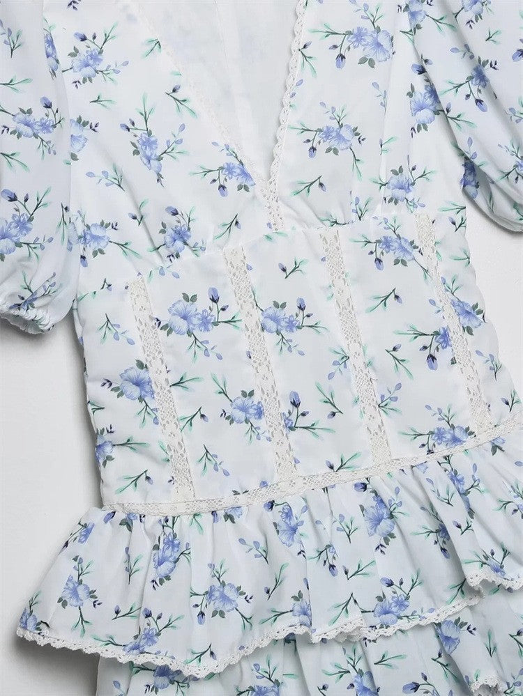 Sweet Embroidery Printing Cake Dress Fashion Temperament - ANIBEY