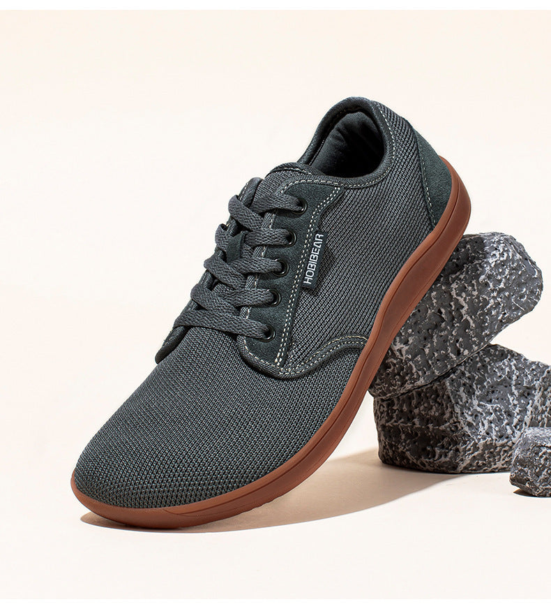 Unisex Suede Leather Soft Bottom Sports Casual Shoes - ANIBEY