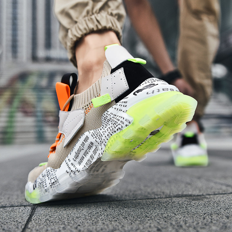 Canvas net red daddy shoes - ANIBEY