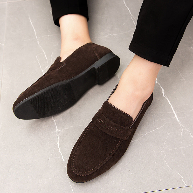 Casual frosted one-step lazy beanie shoes men - ANIBEY