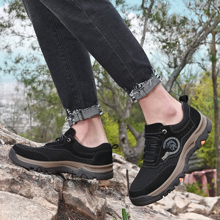 Classy Pure Leather Outdoor Shoes for Men - ANIBEY