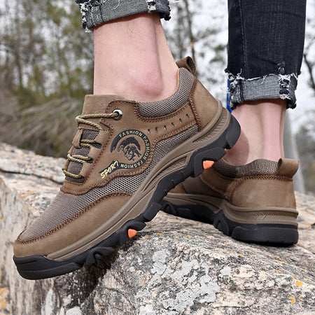 Classy Pure Leather Outdoor Shoes for Men - ANIBEY