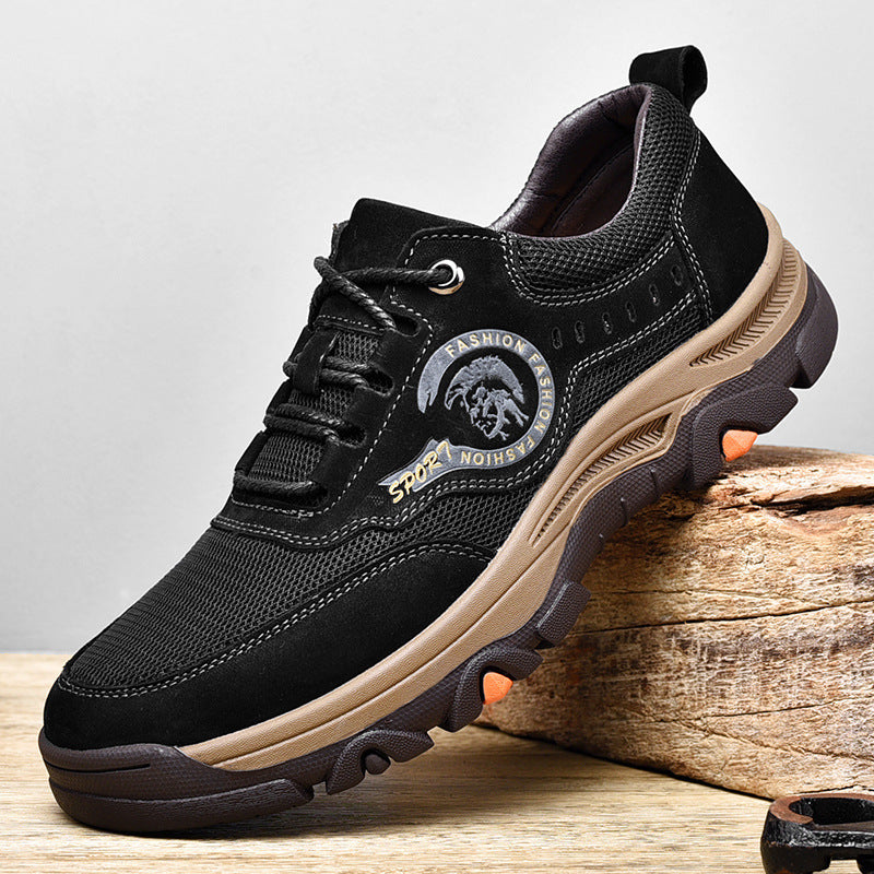 Classy Pure Leather Outdoor Shoes for Men - ANIBEY