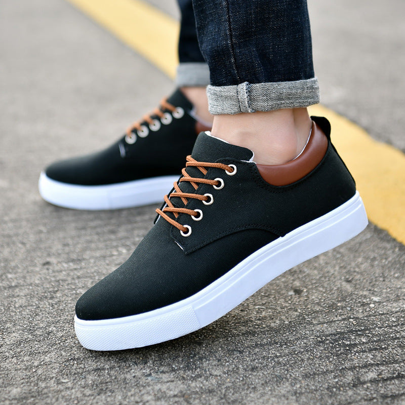 Canvas shoes Korean version of cloth shoes sports casual shoes student trend flat shoes - ANIBEY