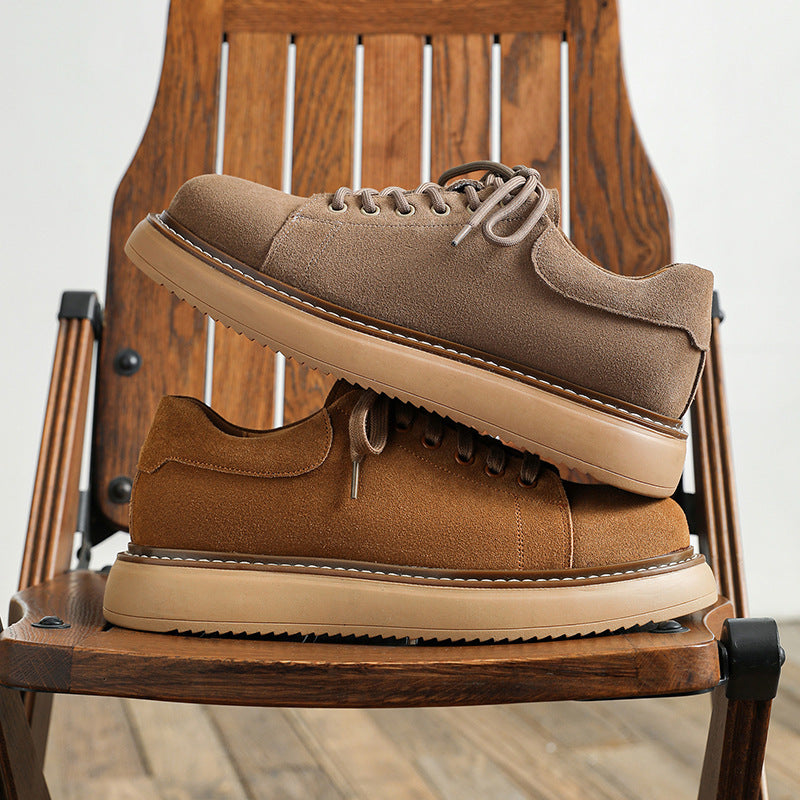 Suede Retro Workwear Sneakers For Men - ANIBEY