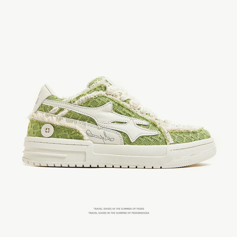 Men's and Women's Unisex Denim Breathable Sneakers - ANIBEY