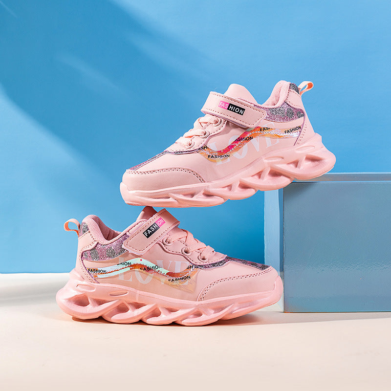 Korean Style Trendy Shoes Girls Girls Shoes Children's Sports Shoes - ANIBEY