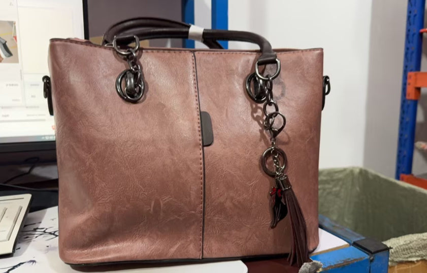 Luxury Handbags Leather Shoulder Bag - ANIBEY