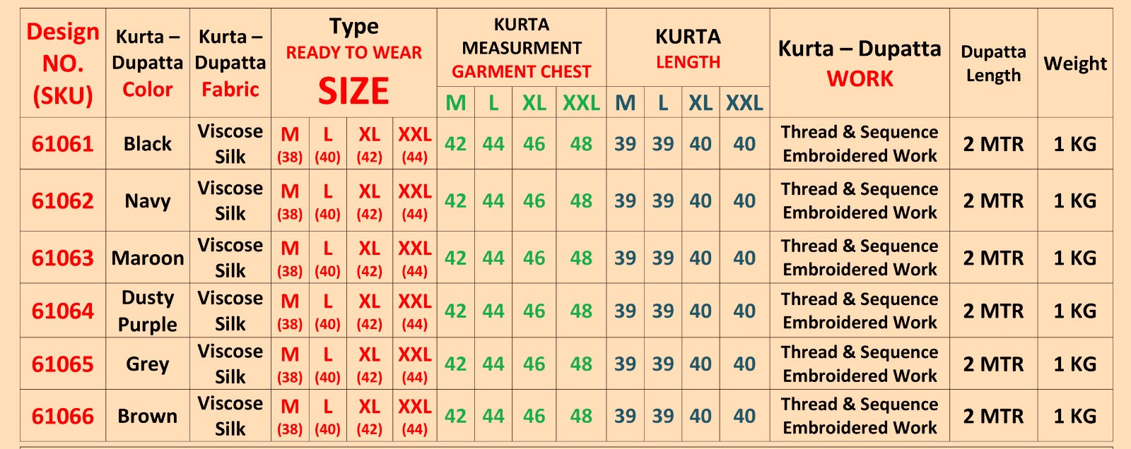 Viscose Fabric Embroidered Traditional Kurta for Mens Wear - ANIBEY