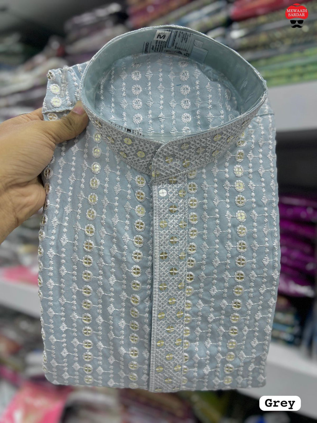 Mewaadi Sardar Riwaaz 50 Rayon Kurta With Pajama Collection - ANIBEY
