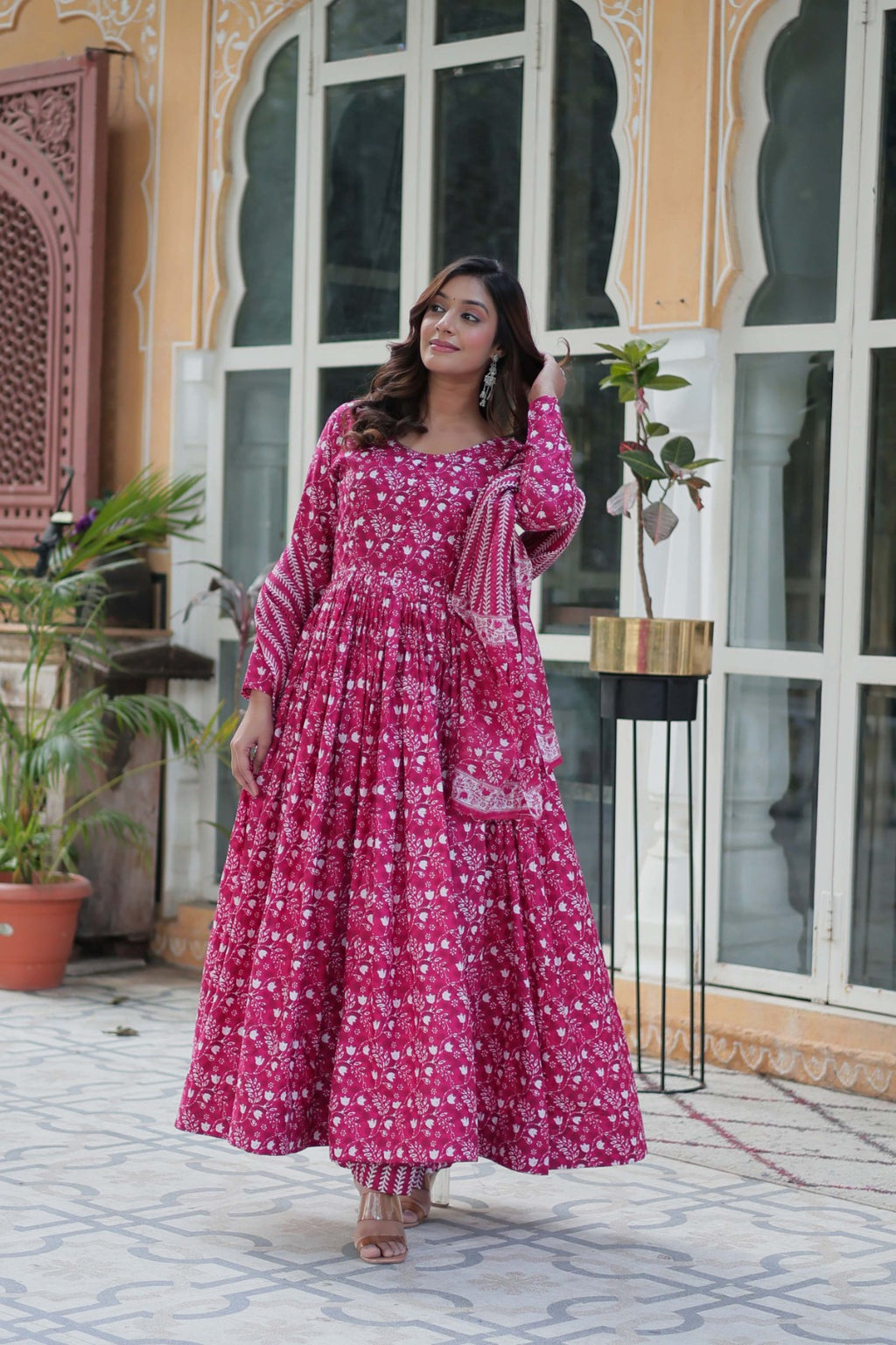 Buy SM Style Women's New Beutiful Heavy Fully FLAIRD - ANIBEY