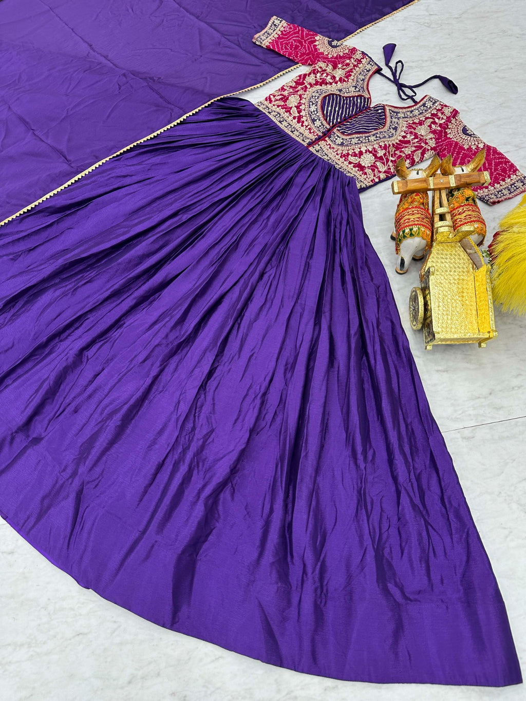 Jk Mart Embroidery work traditional gown Price in India - ANIBEY