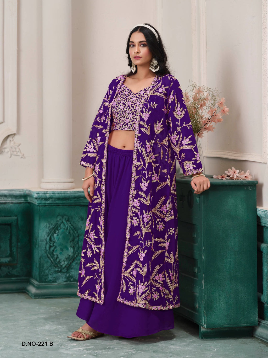 SIYA LIFESTYLE Embroidered Semi Stitched Lehenga Choli - - ANIBEY