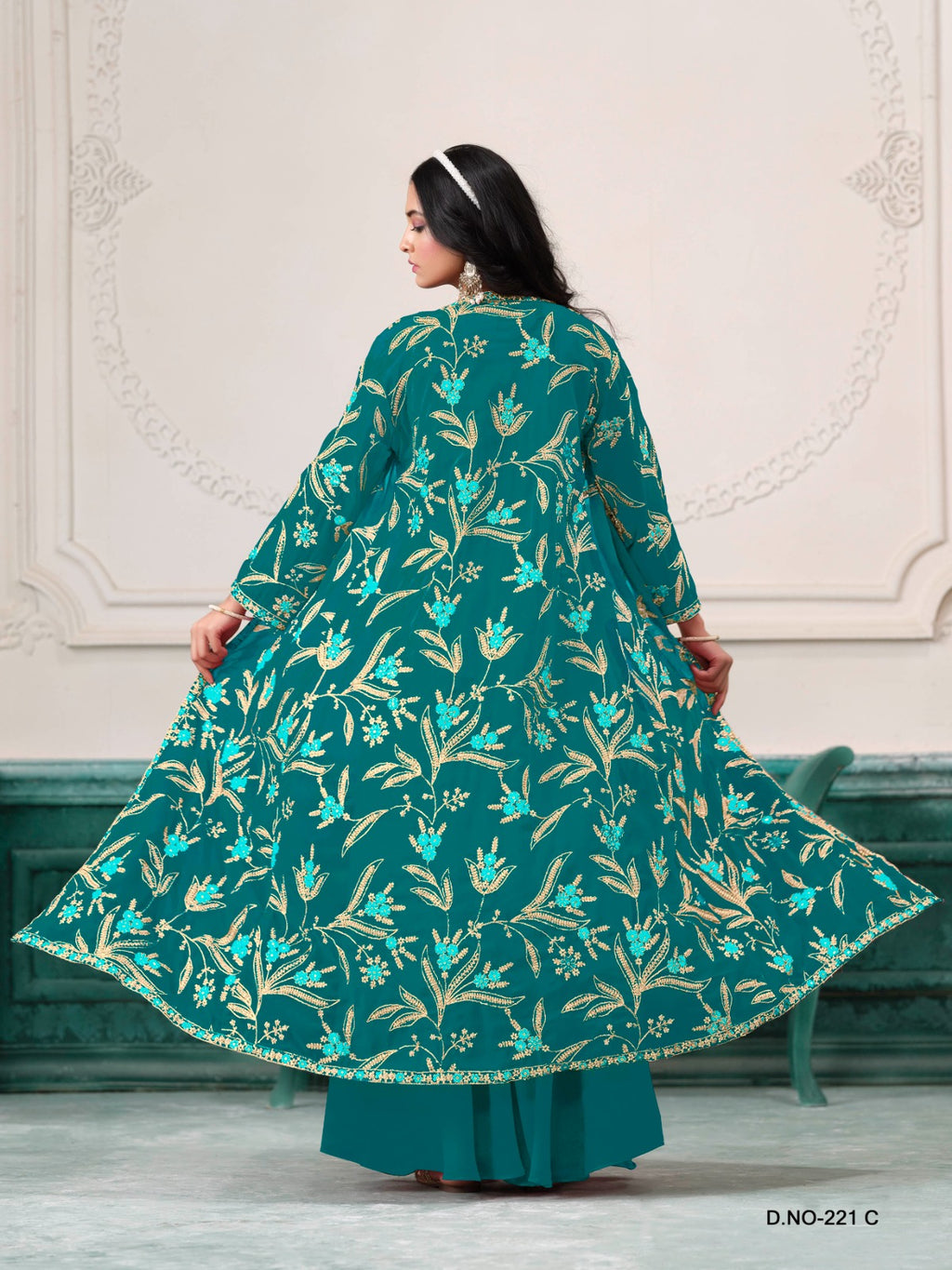 SIYA LIFESTYLE Embroidered Semi Stitched Lehenga Choli - - ANIBEY