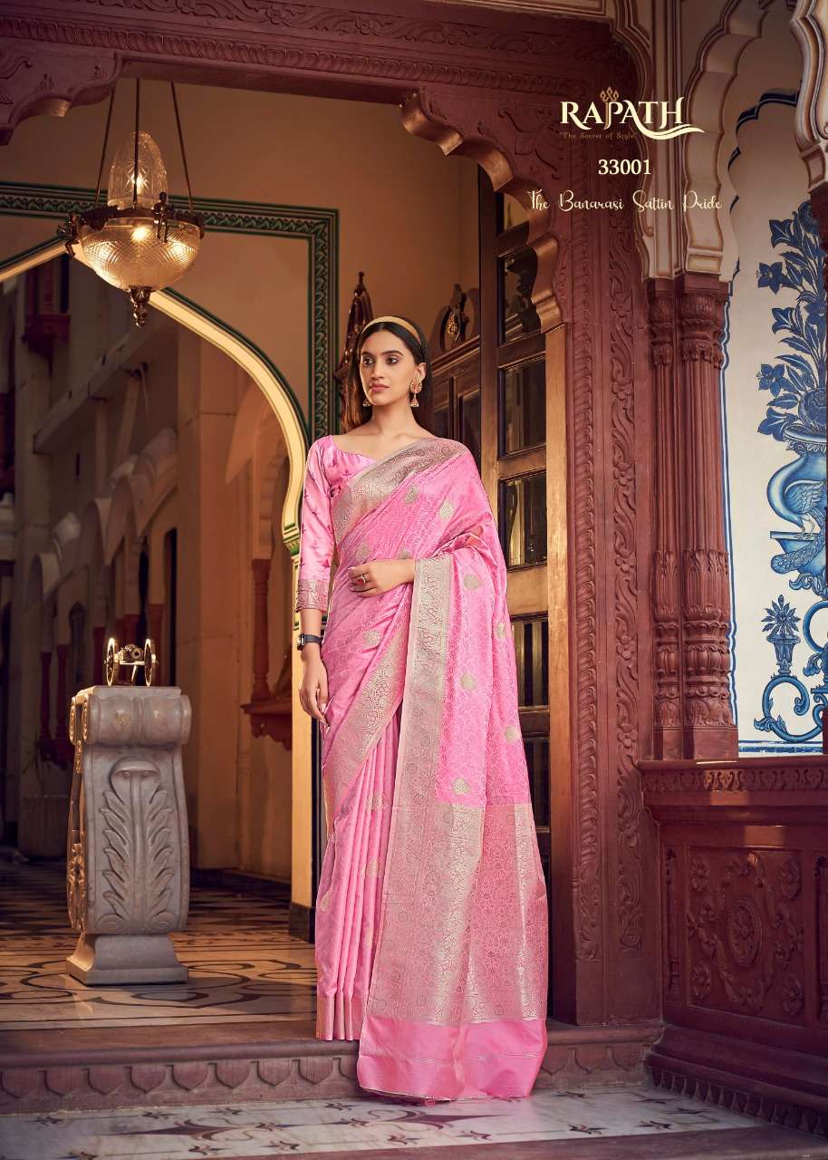 Indian Saree Traditional Banarasi Silk - ANIBEY