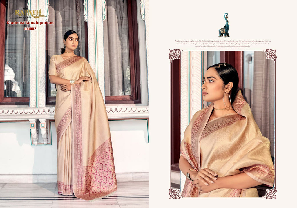 Indian Saree Traditional Banarasi Silk - ANIBEY