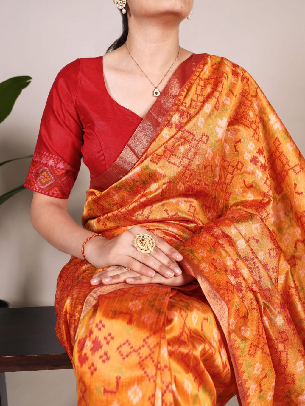 Jacquard Silk Wholesale Sarees 4 Pieces Catalog Catalog
