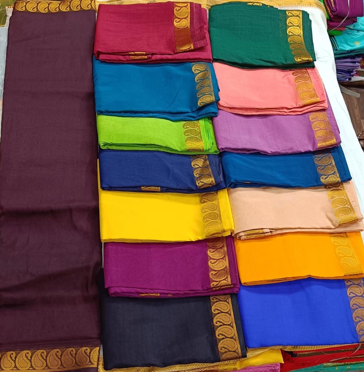 Mysore Silk Saree For Women's With Blouse Piece - ANIBEY