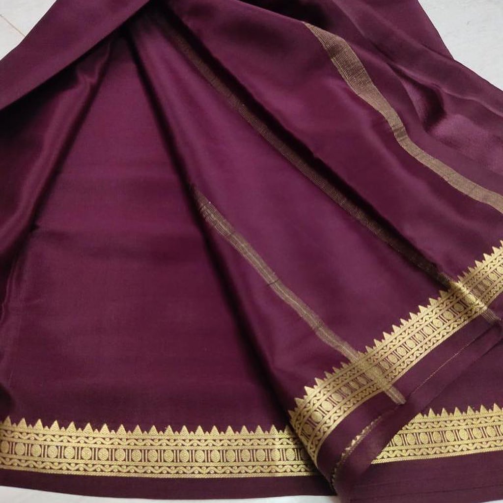 Mysore Silk Saree For Women's With Blouse Piece - ANIBEY