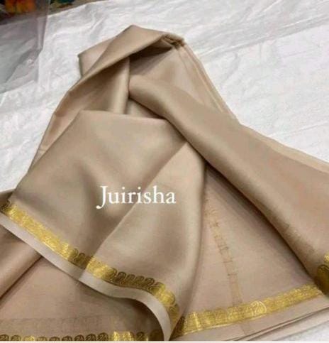 Mysore Silk Saree For Women's With Blouse Piece - ANIBEY