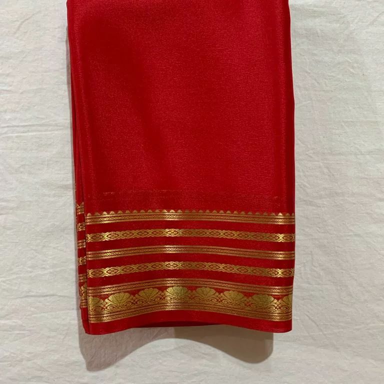 Semi-Mysore silk sarees {CHIIFON SAREE ) - ANIBEY