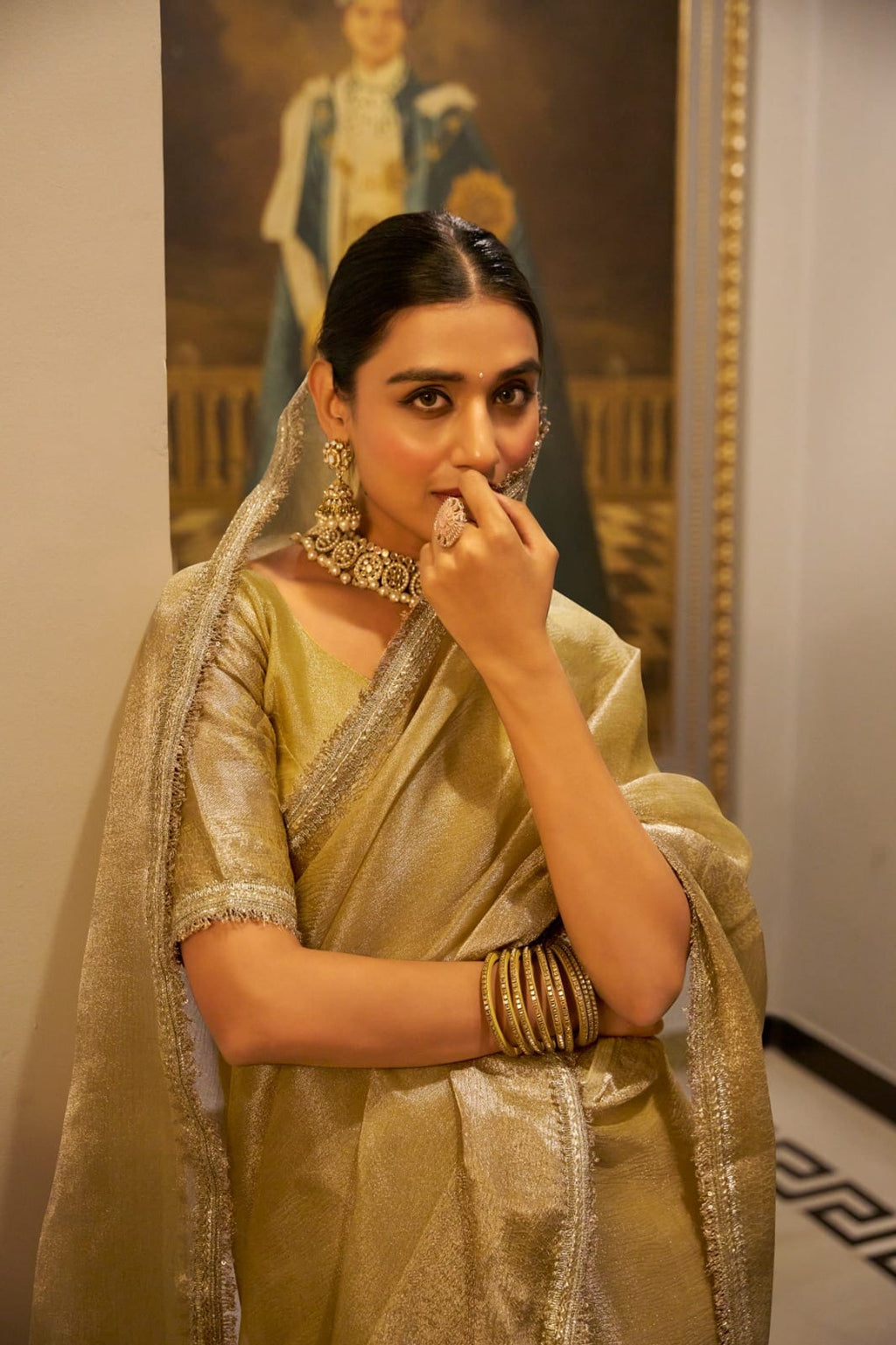 Buy Mitera Zari Woven Floral Organza Saree - Sarees for - ANIBEY