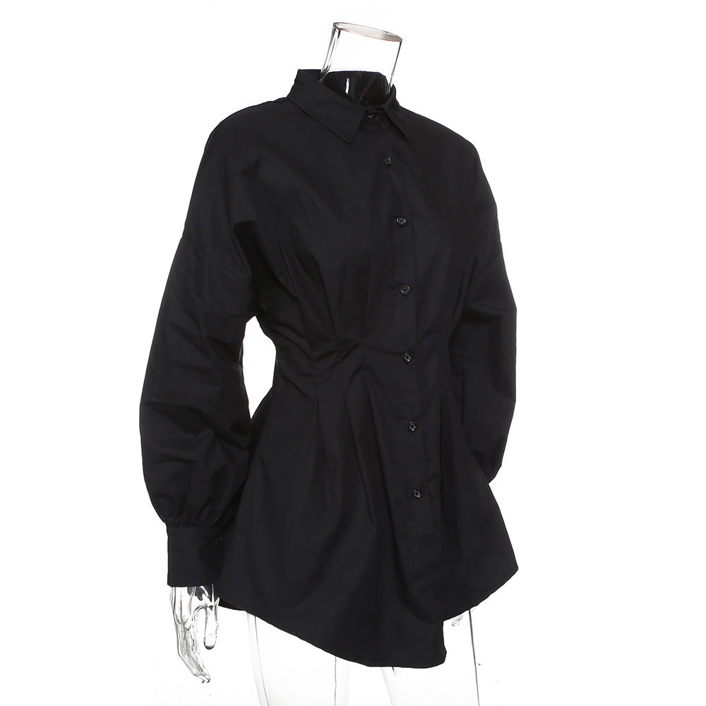 Women's Deep V Waist Dress - ANIBEY