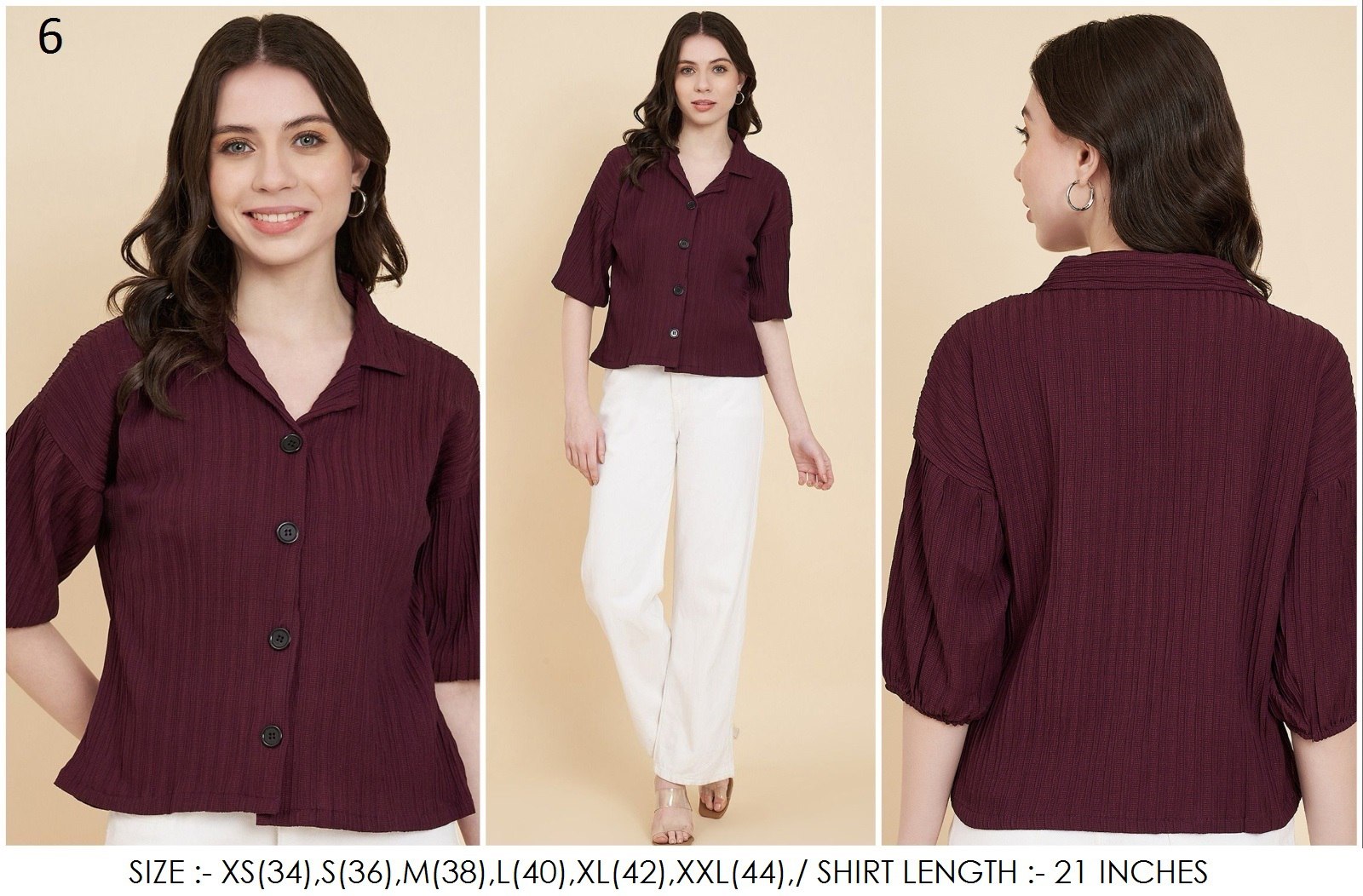 Comfy Modern Women Top - ANIBEY