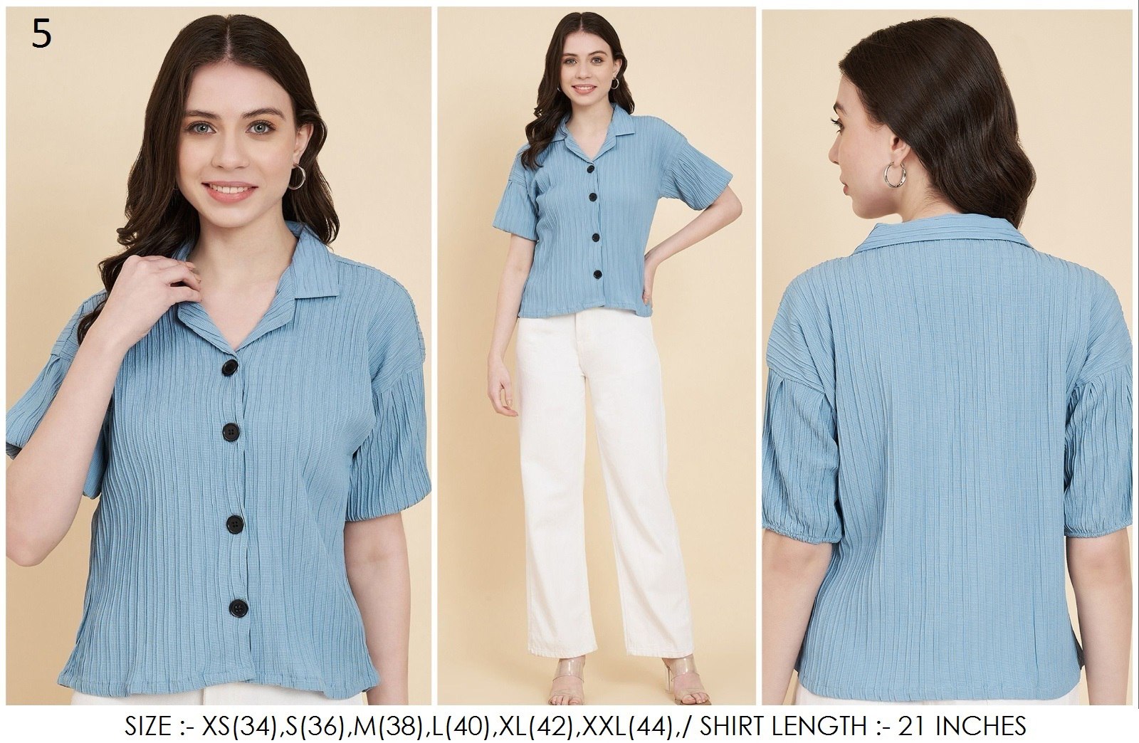 Comfy Modern Women Top - ANIBEY