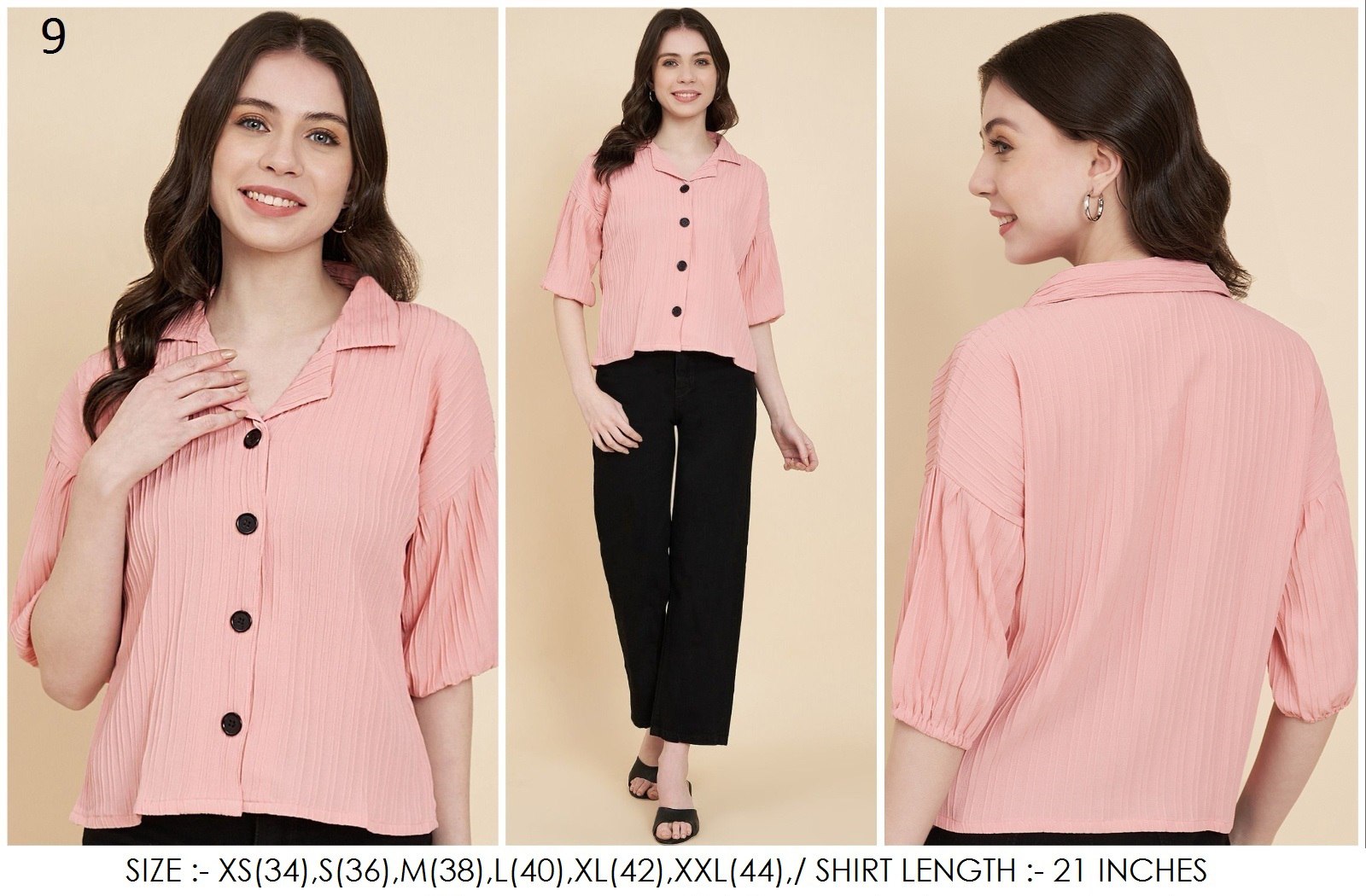 Comfy Modern Women Top - ANIBEY