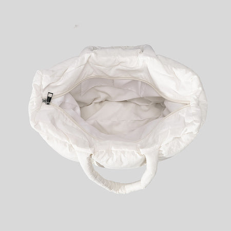 Soft Down Handbag Woman Cotton Dress Bags Filled With Cotton - ANIBEY