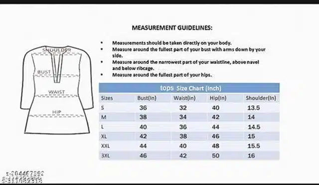 Rayon Printed Kurti for Women (Orange, M) - ANIBEY