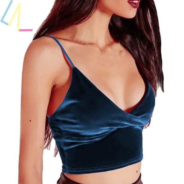 Top Summer Crop Tube Top Women Camis Shirt Tank Fitness