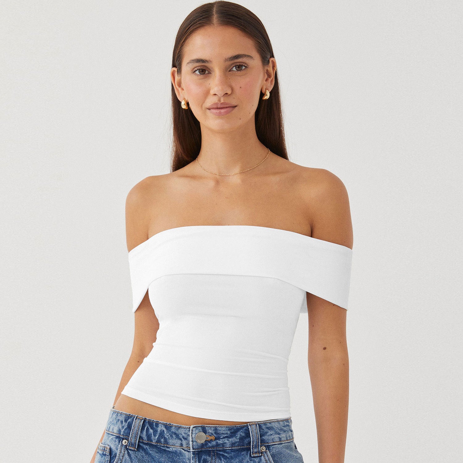 New Tube Top Off-shoulder Hot Girl Pure Desire Style Top For Women