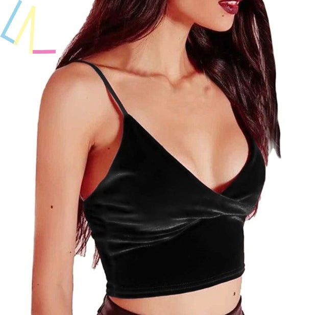 Top Summer Crop Tube Top Women Camis Shirt Tank Fitness