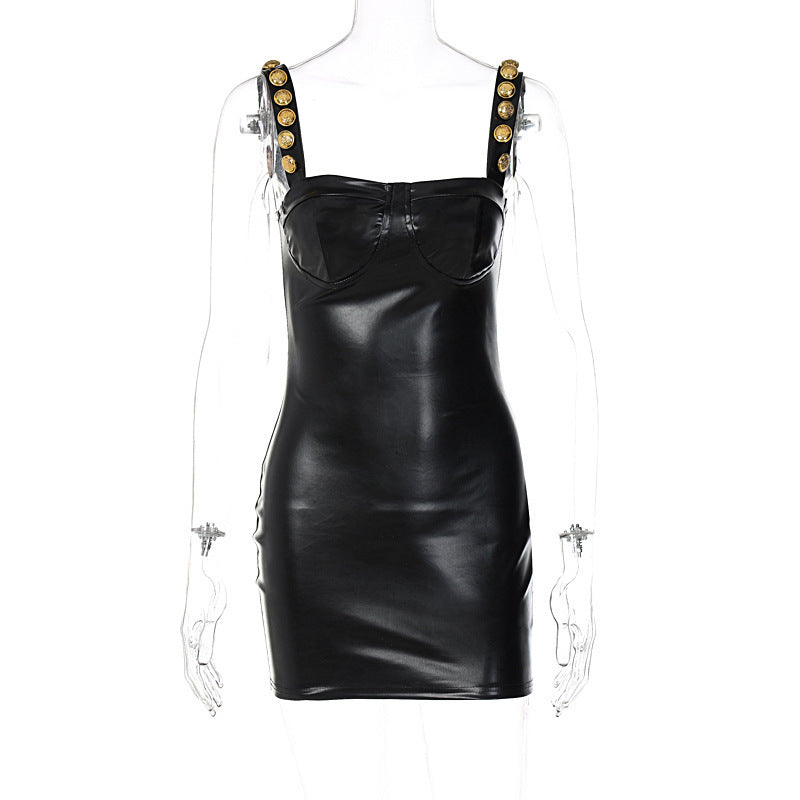 Clothing INS Style Off-neck Sexy Sling Tube Top Package Hip Dress